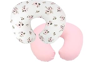 TILLYOU - Funda de Almohada de Lactancia 100% Algodón Egipcio, Transpirable, Apoyo...