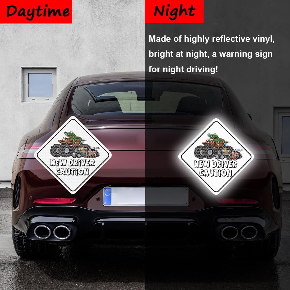 Autocollant Réfléchissant 'Keep Distance' - Vinyle Haute Intensité, Imperméable, Pour Voiture, Camion