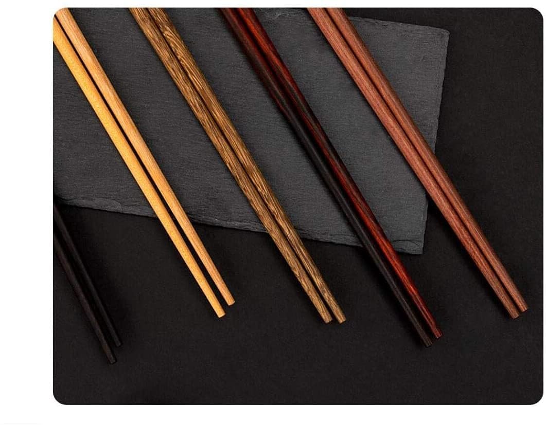 Baguettes réutilisables pour la Maison, antidérapantes, Style Chinois, 5 Couleurs, boîte Cadeau