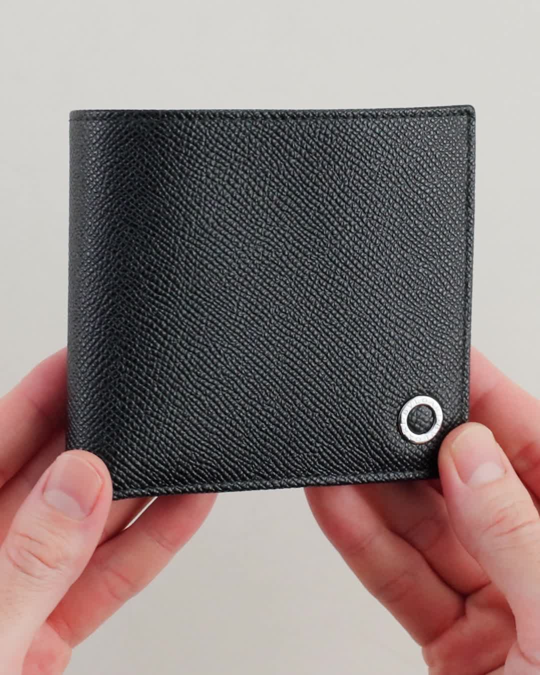 Amazon.co.jp: [Bulgari] Leather Wallet 30396 Bvlgari Black