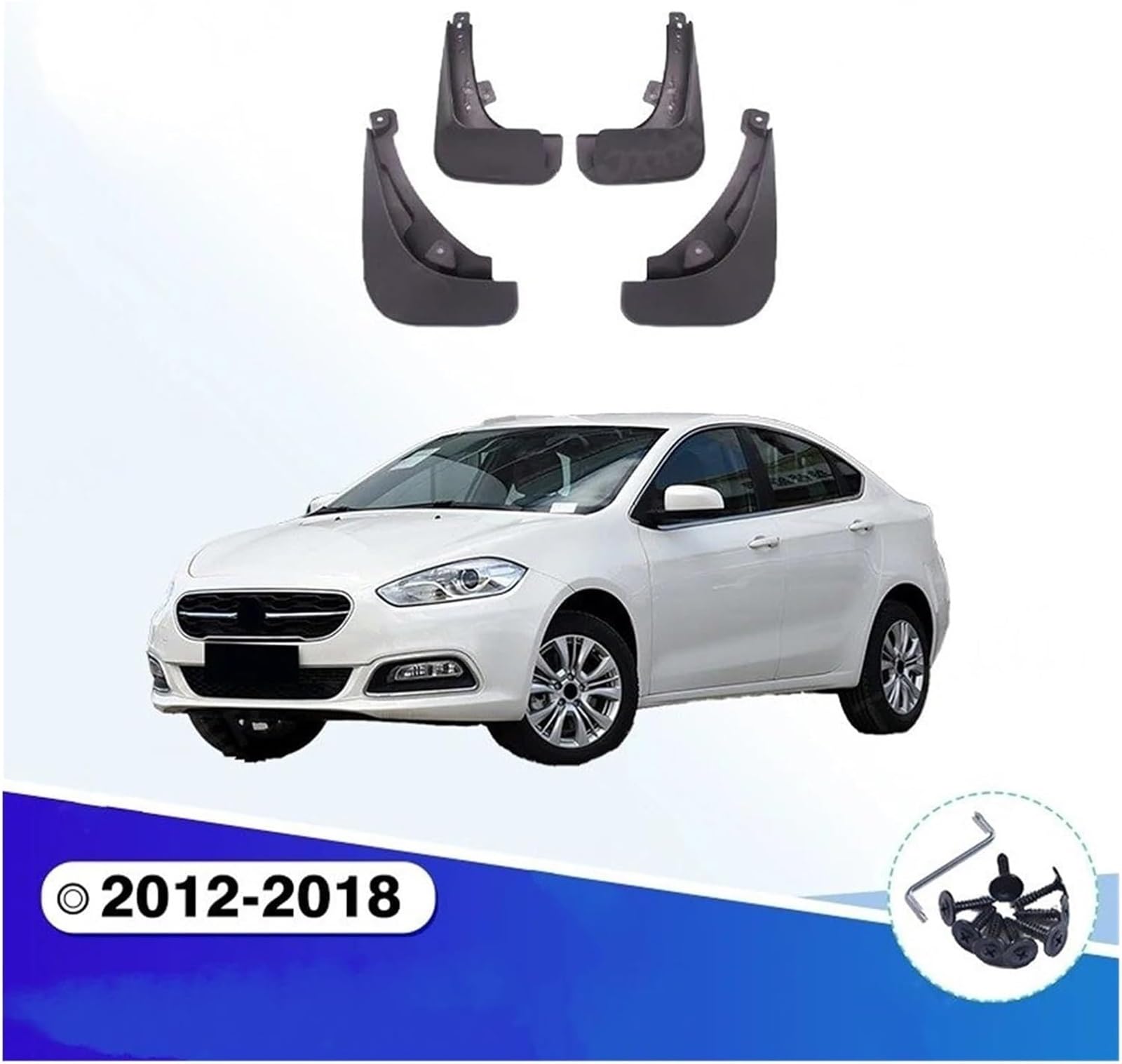 Auto-Kotflügel Auto-Schmutzfänger für Fiat Für Viaggio Kotflügel-Schmutzfänger, Spritzschutz, Kotflügel Fender