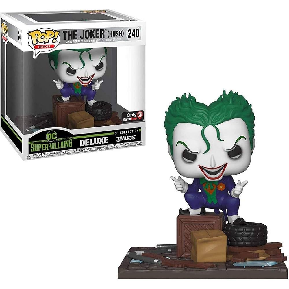 Funko POP The Joker (Hush) 240 DC Super Villains Deluxe
