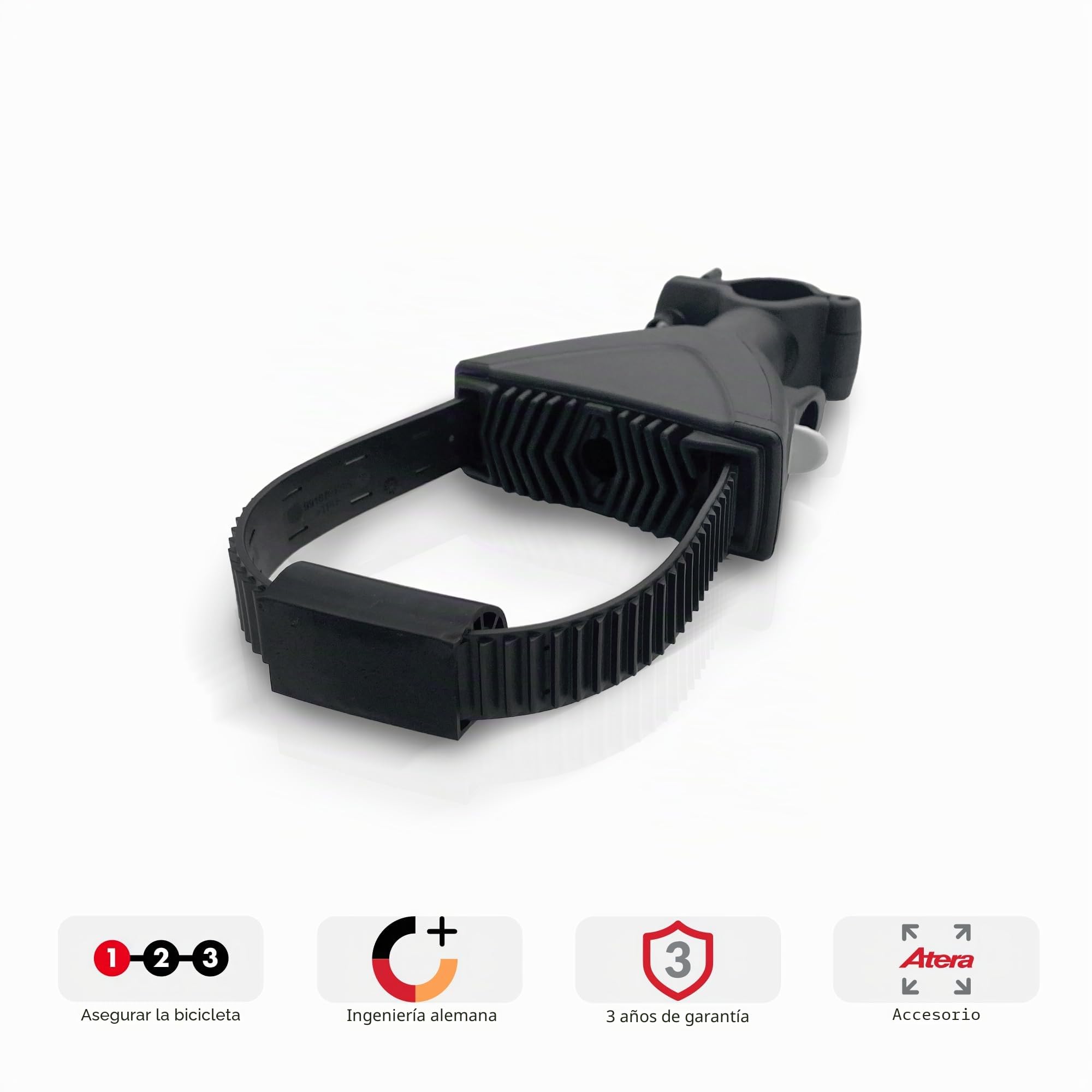 Atera 022630 Distanciador para portabicicletas Trasero Strada, Aluminio, Brazo de sujeción para la 1ª Bicicleta, Longitud del Tubo del portabicicletas 13,2 cm