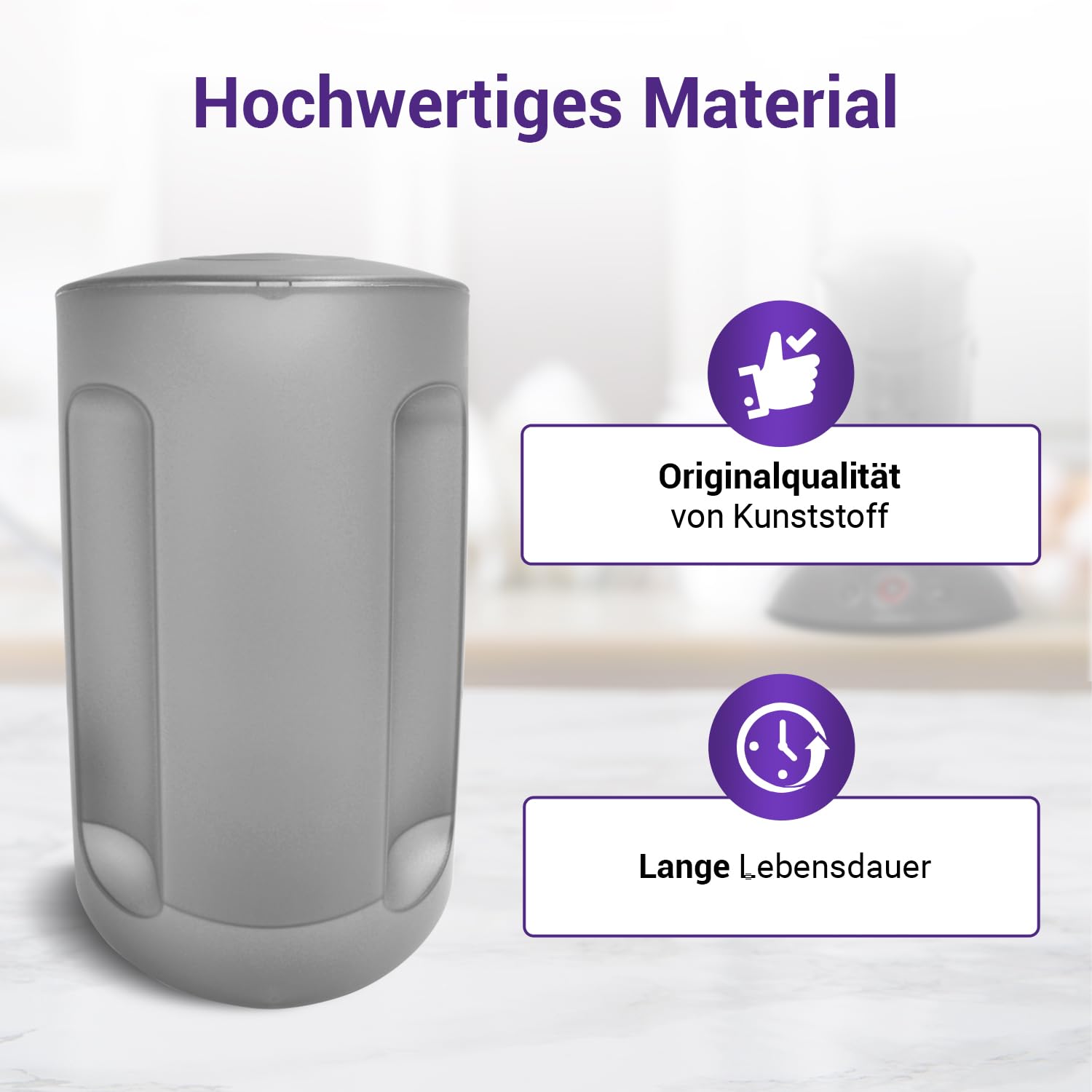Viоks.pro Wassertank 1,2L Kaffeemaschine Ersatz für Senseo 422225965551 | Tank, XL Groß, für Рhilips Senseo HD7810 HD6553