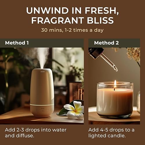 Vista 615 de Gya Labs - Aceite esencial de vainilla oleorresina para aliviar el estrés, relajación, sueño, aceite de vainilla francesa dulce para mayor