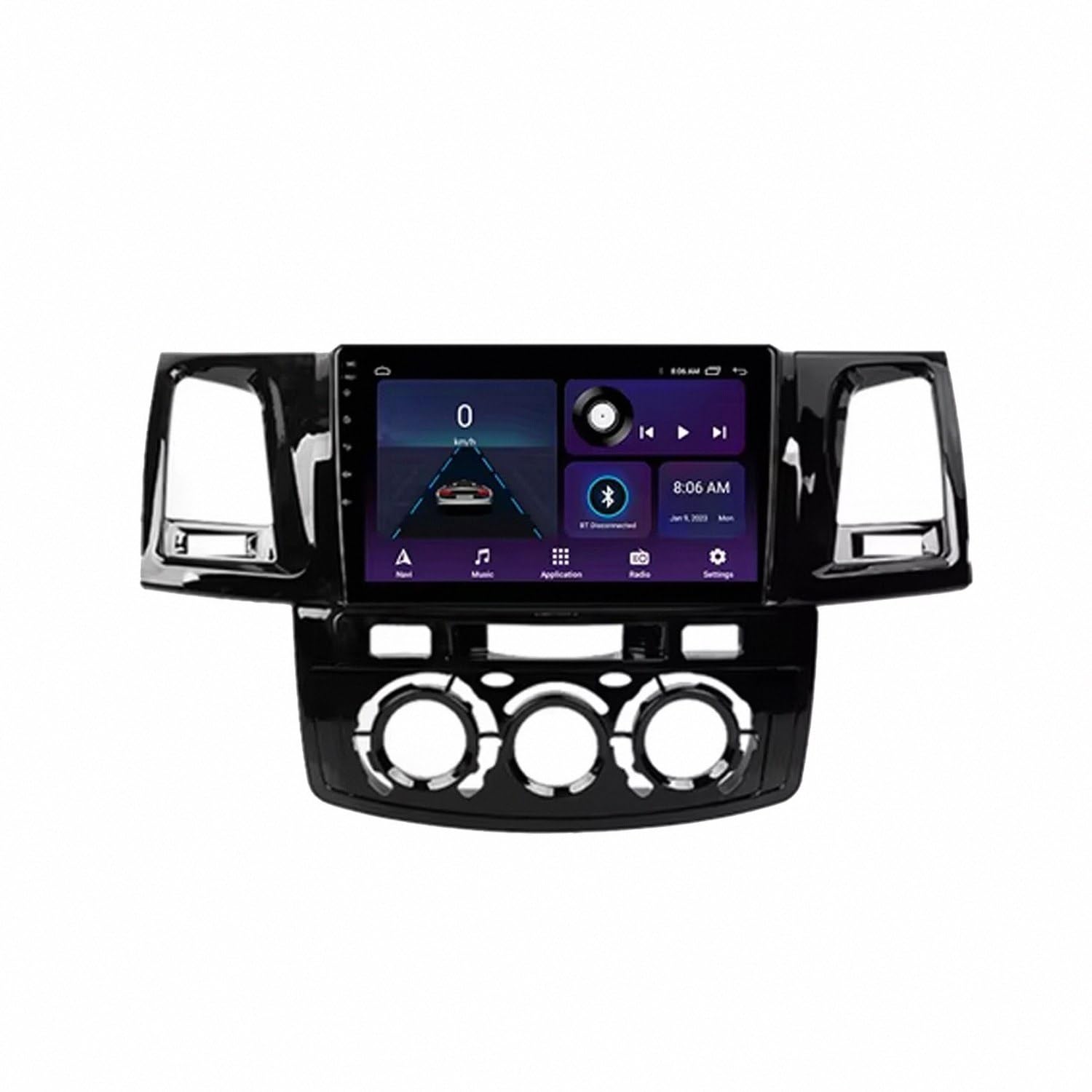 Estéreo de automóvil para Toyota Hilux que soluciona llamadas manos libres con Type-C 8