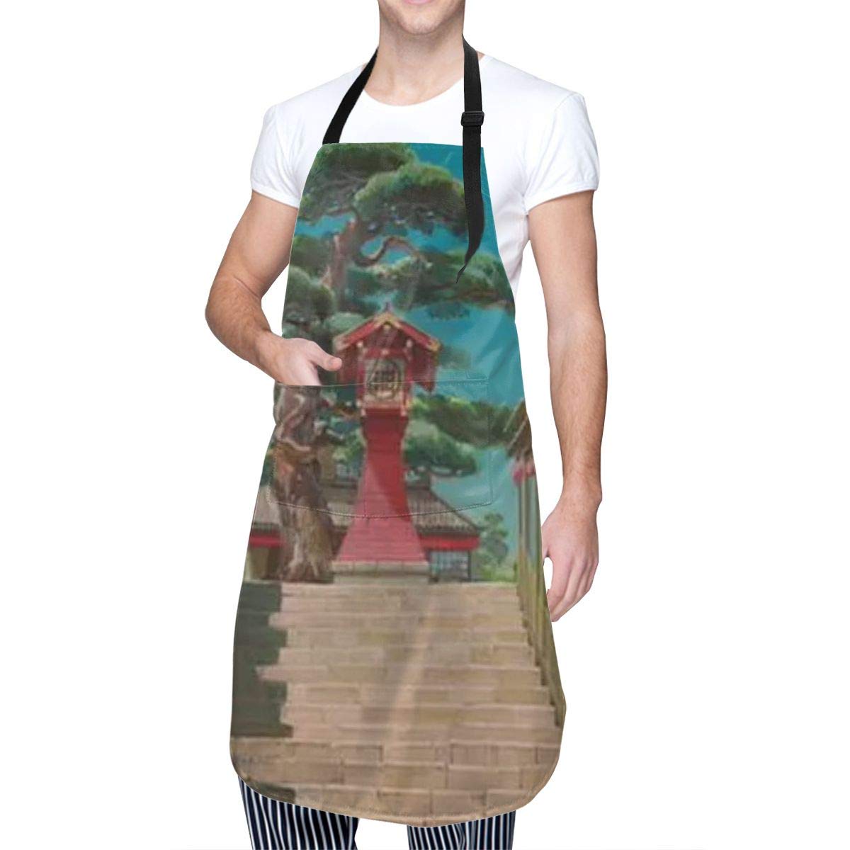 Amazon.co.jp: 宮崎駿タイムマテリアル ユニセックスエプロン 大人たち