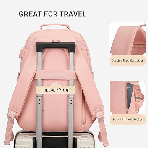 Miniatura 5 de Mochila escolar para adolescentes y niñas, bonita mochila para laptop para mujeres y estudiantes, bolsas de escuela secundaria, bolsa estética para