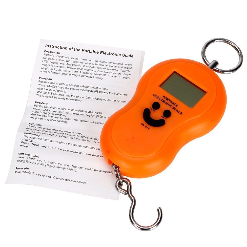 Unique Gadget Portable Electronic Luggage Scale 50kg (Multicolor)-image-10