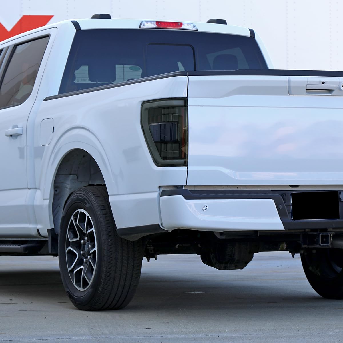 Full LED Tail Lights Sequential Turn Signals for Ford F150 2021 2023 Black Smoke image 2