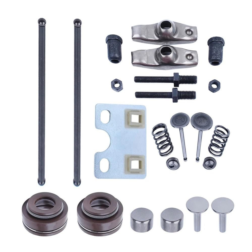 Varilla de empuje del motor del generador compatible con GX340 GX390 188F 5KW, kit de sello de vástago elevador y rotador, repuesto de piezas de cortacésped.