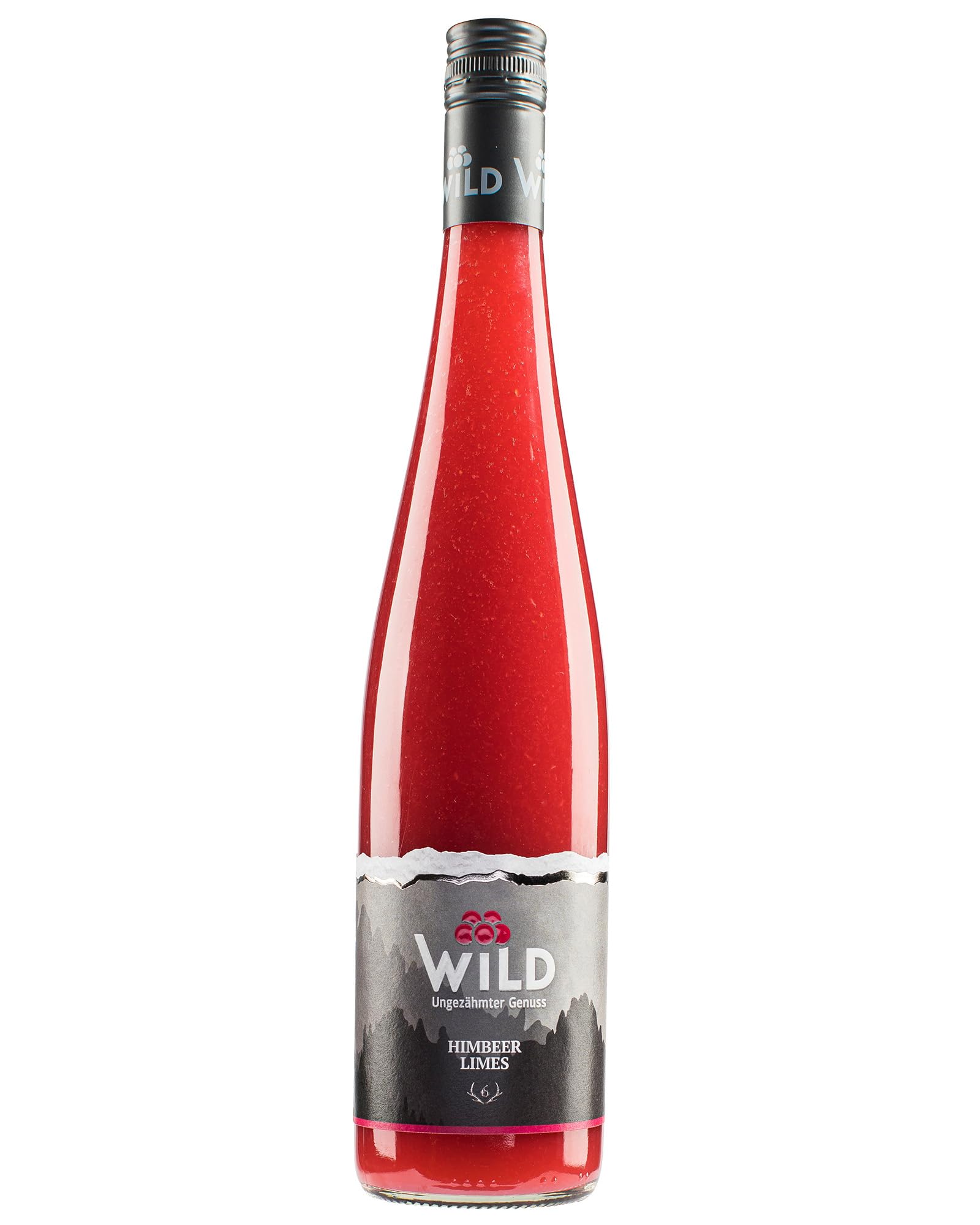 Brennerei Wild | Erdbeerlimes | 0.7 L | 15% Alkohol aus dem Schwarzwald – Deutschland | Frisch & Fruchtig