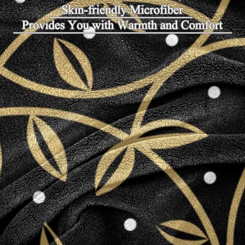 Couverture microfibre douce fleurie pour réchauffer vos soirées fraîches