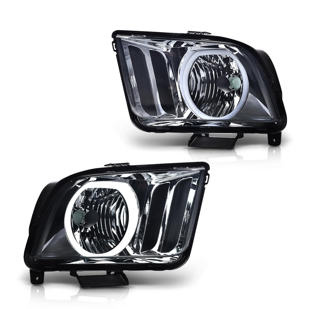 CNNELL LED Bar DRL Headlights Assembly