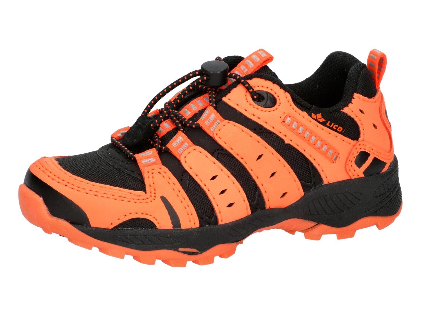 Lico Fremont Trekking Shoes, Black/Orange, 31 EU
