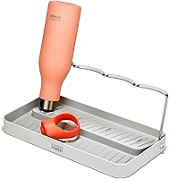 Joseph Joseph DrySmart Folding Water Bottle Drying Rack - Space-Saving, Eco-Friendly Organizer from Recycled Plastic