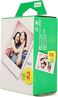 Fujifilm Mini Instant Film, para Fujifilm Mini 12 Mini 11 Mini 9 Mini 8 Mini 7+ Mini 40 Mini Sp 2 Mini Link Mini 90 Mini 70 Mini 40 e Outras Câmeras de Filme Instantâneo, 20 Folhas