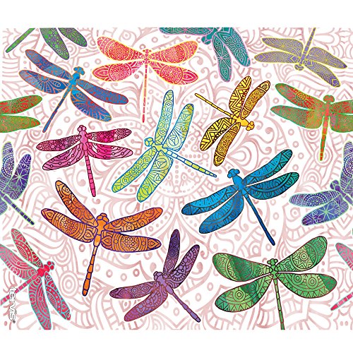 Tervis Made In Usa Double Walled Dragonfly Mandala Insulated Tumbler Cup Keeps Drinks Cold & Hot, 24Oz Water Bottle, Classic #TOP1