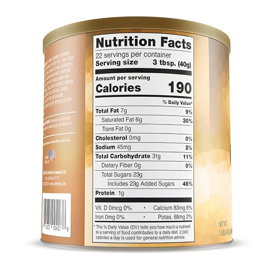 Caffe D'Vita Caramel Macchiato - Instant Coffee Powder Mix for Lattes, Gluten Free, No Cholesterol, No Hydrogenated Oils, Kosher-Dairy - 2 Lb Can