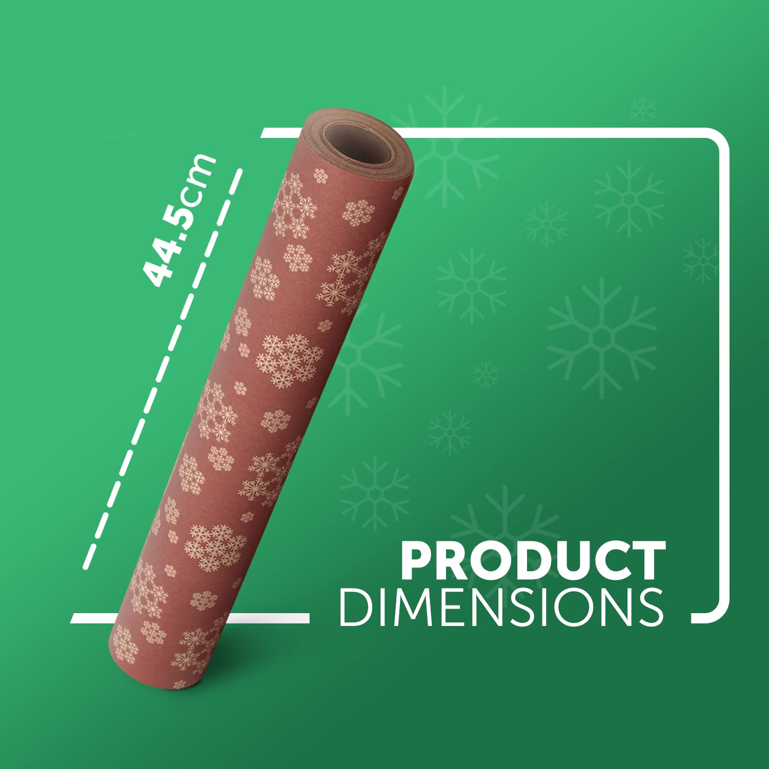 Kraft & Co Wrapping Paper Roll, Style 11, 1 roll (Pack of 1) - Image 2