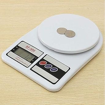 BLUE LEAVES Digital Kitchen Weighing Machine Multipurpose Electronic Weight Scale with Backlit LCD Display for Measuring Food, Cake & Vegetable