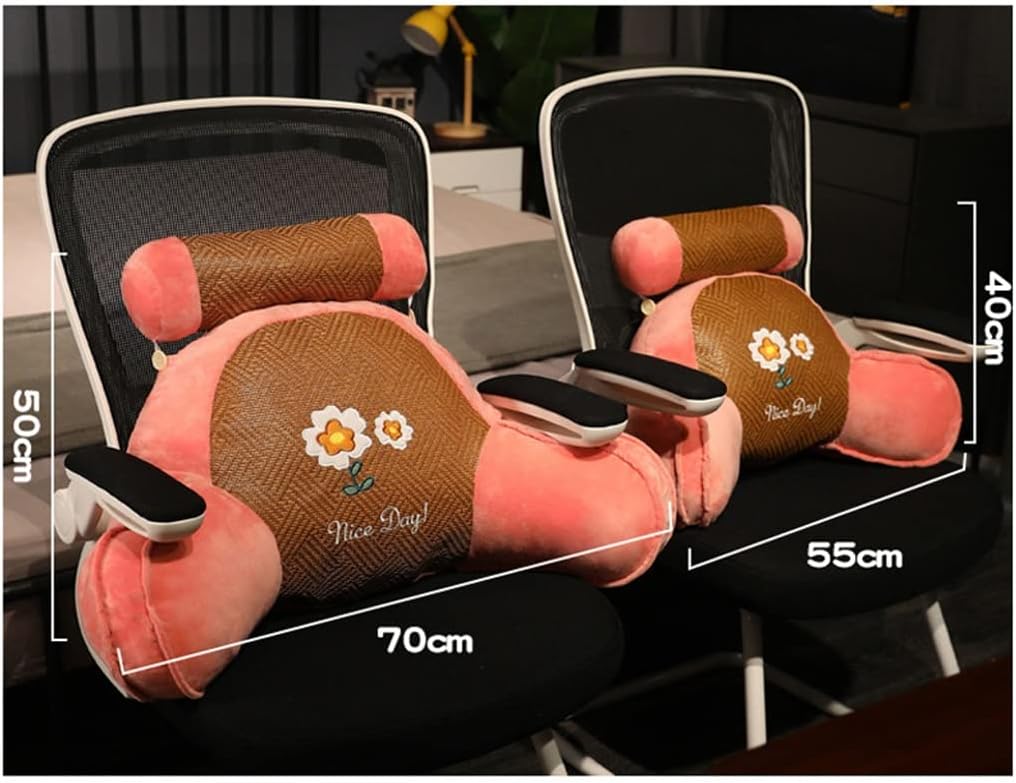 Lumbar Pillow Mat Cushion Office Sedentary Seat Sofa