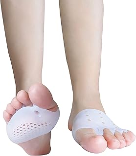 LOEFLIVG Bunion Pads, Forefoot cushion pads, Metatarsal Pads for Correct crooked Toes，Overlapping Toes，Cushions Forefoot Pain