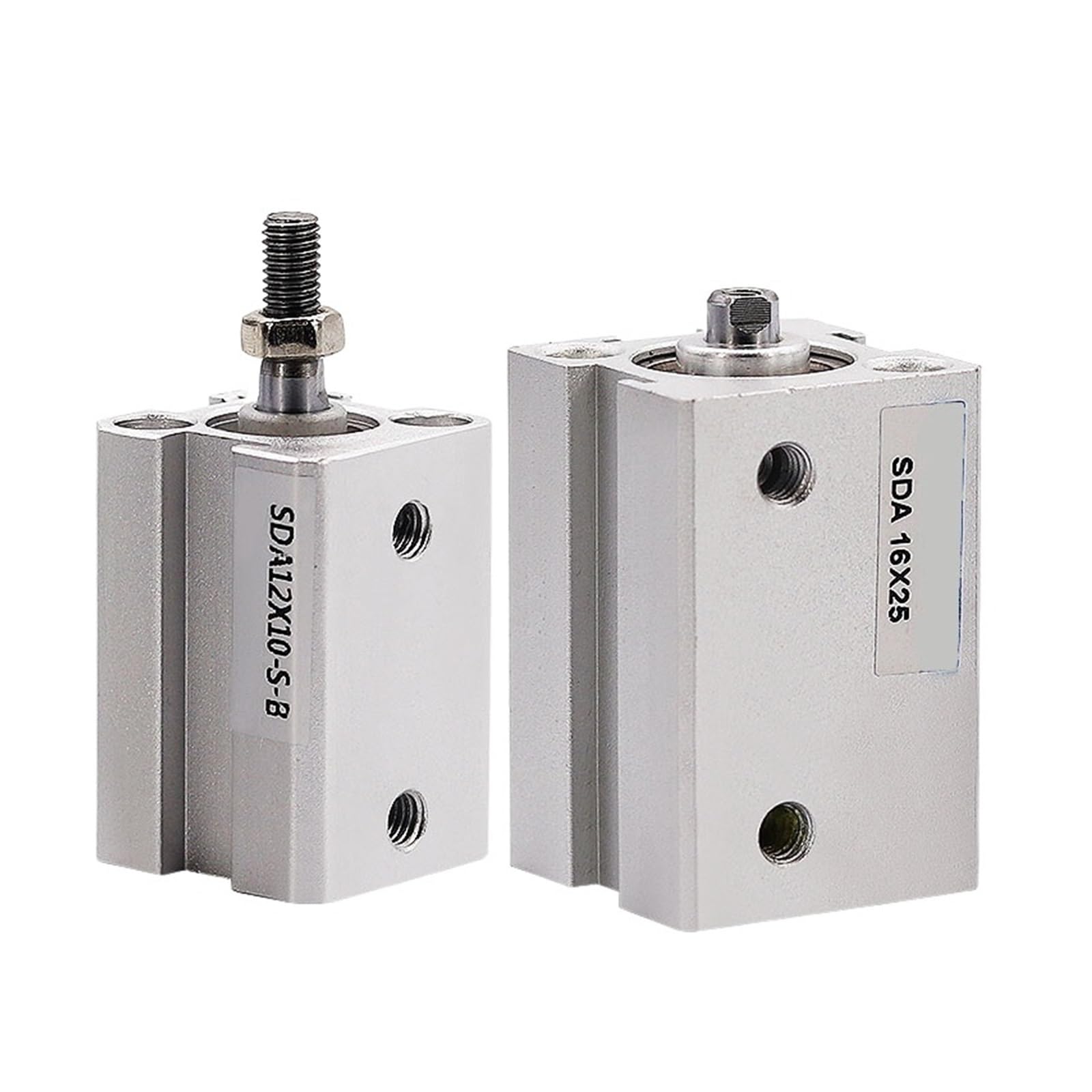 Cilindro de aluminio pequeño SDA 16mm para optimización de espacios reducidos