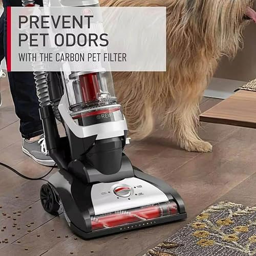 Miniatura 5 de Hoover WindTunnel - Aspirador vertical para mascotas sin bolsa, color blanco, reacondicionado, potente succión con filtración HEPA, diseño ligero