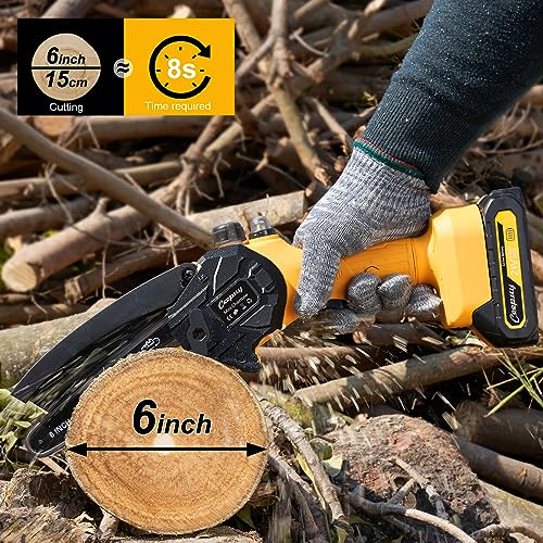 CEEPUY-Minimotosierra-con-bateria-recargable-15-cm-6-4000-mAh-con-bloqueo-de-seguridad-cadena-de-acero-al-manganeso-muy-portatil-y-con-lubricador-automatico-funciona-con-bateria