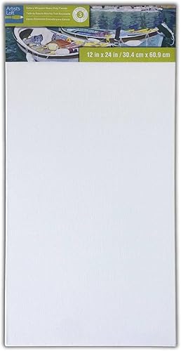 Miniatura 4 de MICHAELS - Paquete de 12 unidades, lona resistente envuelta en galería de nivel 3 por Artist's Loft