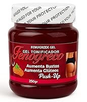 Vista 1 de Gel tonificante Fenogreco (fenogreco) - 8.82 oz - 100% natural con semillas de fenogreco reales - Sensación hidratante y tonificante - Gel cosmético