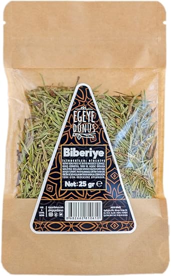 EGEYE D N  Kuru Biberiye Ku  Dili Otu - 25 Gr. 1. Kalite Bitki  ay  - Baharat