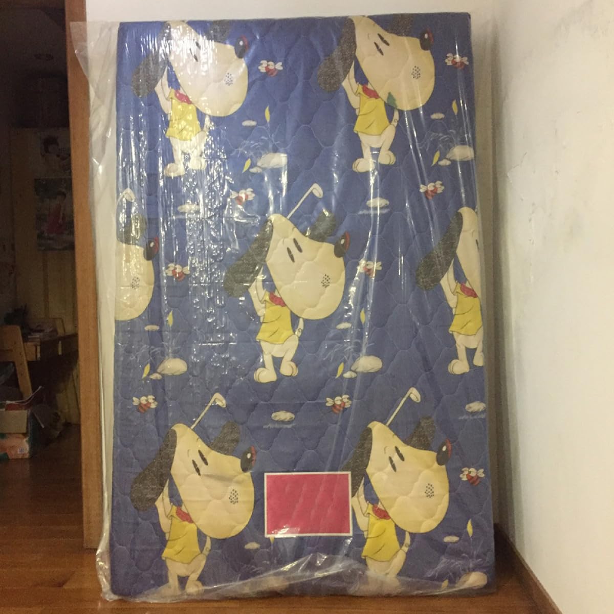Housse de Matelas Autocollante en Polyéthylène PE Double Épaisseur 16 Microns Transparente 220X250 CM Protection Anti-Humidité et Poussière Fournitures de Déménagement et