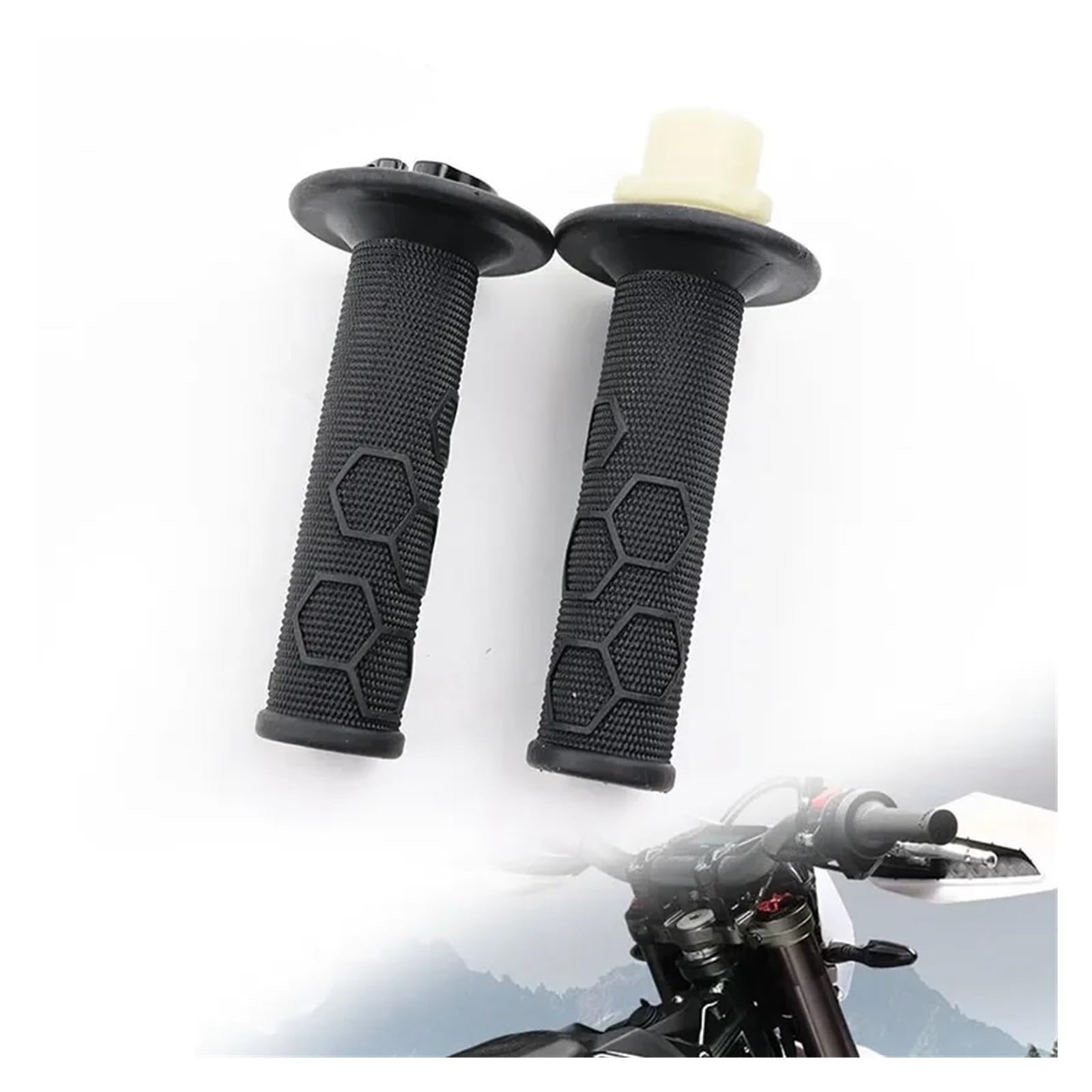 Empuñaduras Manillar Manillar Pit Dirt Acelerador Manillar Cubierta De Agarre De Goma para Ultra Bee La Mayoría De Los Accesorios De Motocicleta Scooter Cubiertas De Manillar(M10)