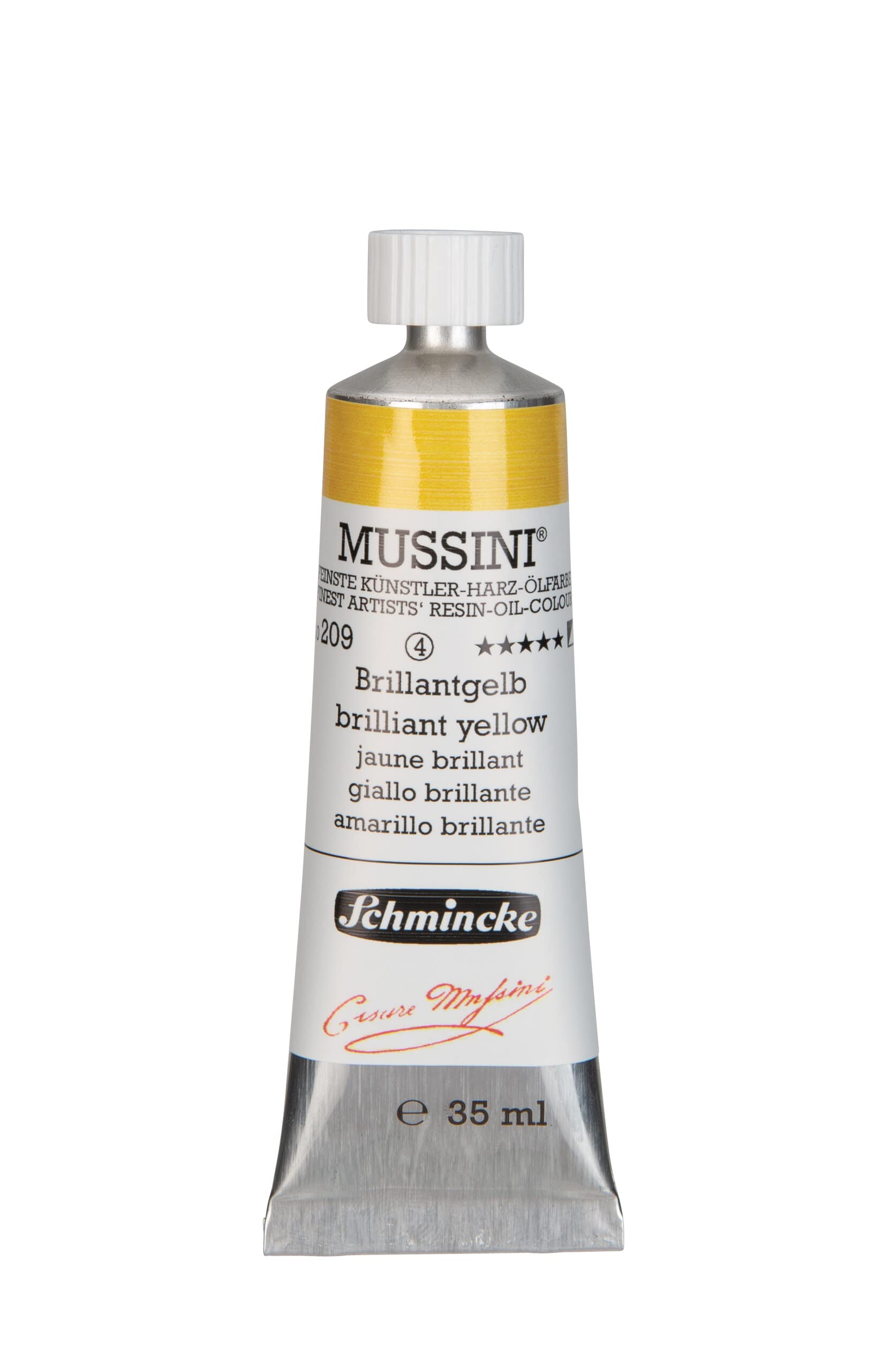 Schmincke Mussini Oils Cadmium Yellow Tone 35ml Tube Series 4