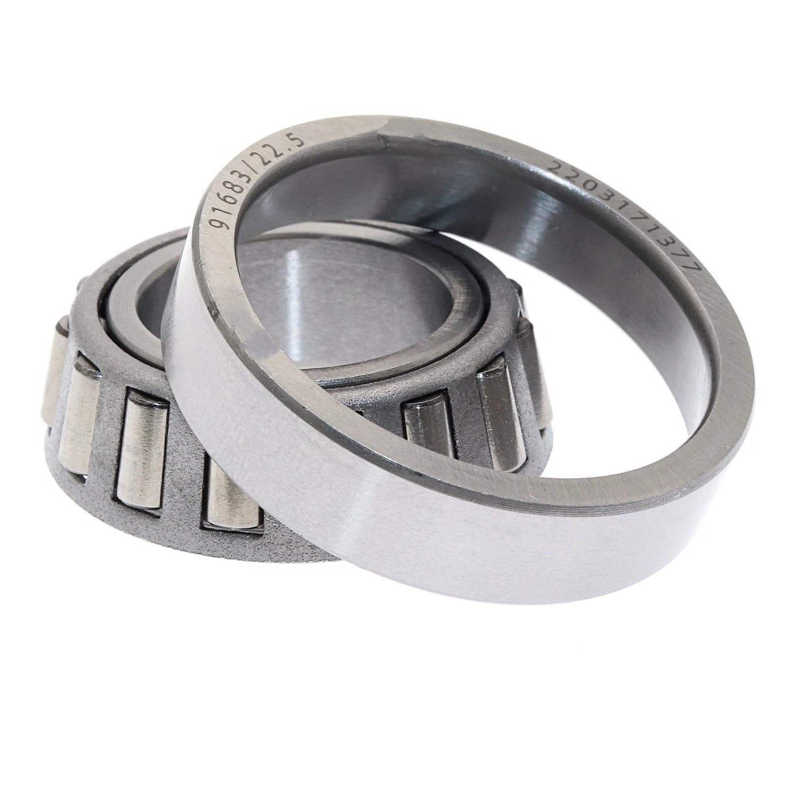 Generico Cuscinetto Ruota Kit 91683/22,5 91683/24 22,5x41x12,5 24x41x12. 91683 Cuscinetto A Rulli Conici