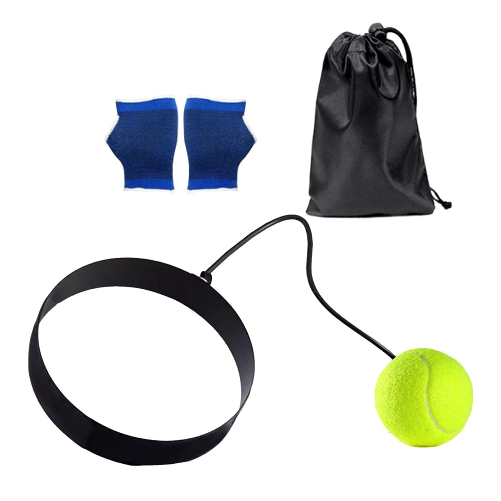 SECRET DESIRE Creations Boxing Reflex Ball Headband Exercise Improve Speed Gift Boxing Reaction Ball Yellow Ball-image-17
