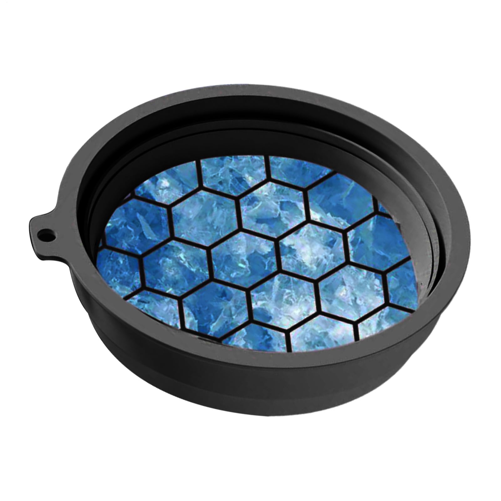 Genérico Tazón Facial Para Hielo, Cuenca De Baño De Hielo Facial, Tazón De Silicona Para Baño Facial, Cuenca Portátil De Lavado, Tazón De Cara Plegable Con ICe-tray Incorporado Para Viajar En Casa