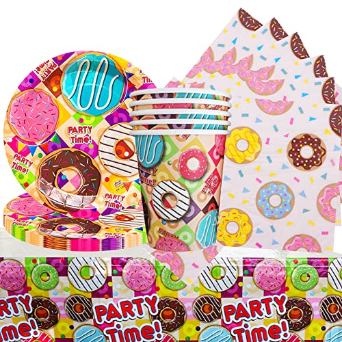 BACH AND BOUJEE Rosa Grün Hexe Party Deko - Banner, Teller, Tassen Set