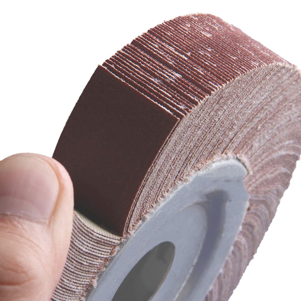 Ściernica listkowa ścierna, 250mm/10" Kołnierz Klapa Szlifująca Tarcza Ścierna Tlenek Glinu Mop Szlifowanie Ścierne Polerowanie Tarcza Otwór 32mm Do Metalu Drewna(80)