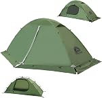 1/2 Person Backpacking Tent for 4-Season - Winter Waterproof Tent for One Person, Lightweight Camping Gear for Backpacking, Easy Set Up Cold Weather Essentials by Underwood Aggregator