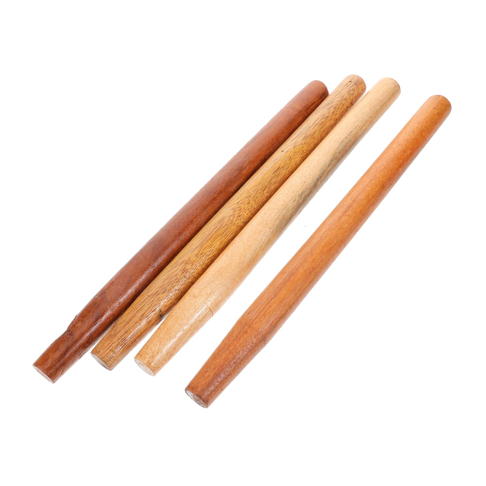 4 Stück Holzgriff aus Hartholz mit Ergonomischer Griffbefestigung Langer Griff für Gartengeräte und Landwirtschaftliche Werkzeuge für Verbesserten Komfort und Effizienz