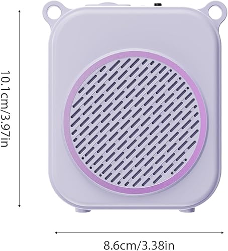 Miniatura 2 de Alomejor Voice Amplifier with Headset Microphone,Portable Amplifier,Suitable for Teacher,Outdoor Activities,Tour Guide, Speaker (Purple)