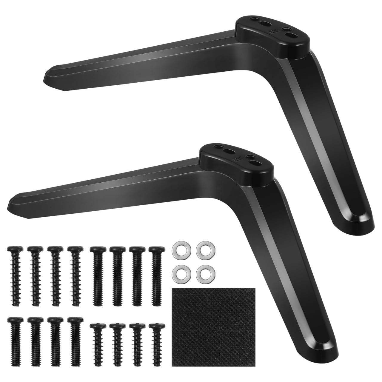 2Pcs TV Stand Legs: Universal Television Stands for 32in 40in 49in 50in 55in Replacement TV Feet with Screws Set