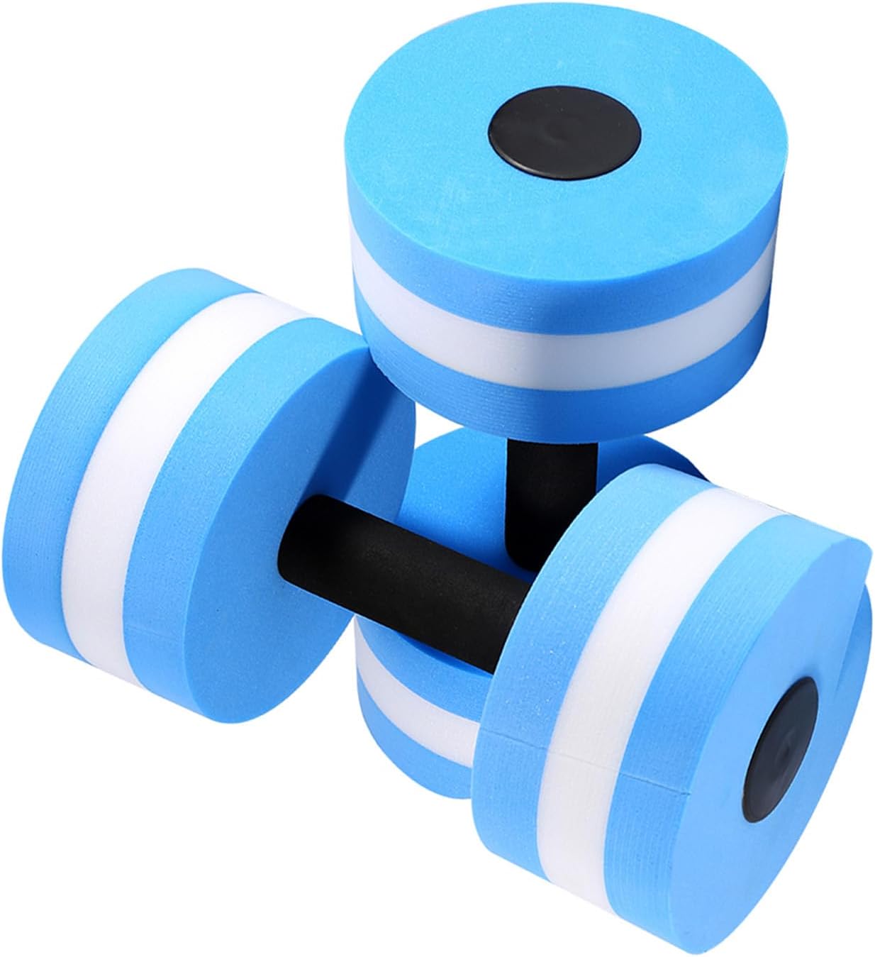 Pissente Water Fitness Weight, Floating Dumbbells on Water Barbell Aqua Fitness Swimming Pool Exercise EVA Water Aerobics Dumbbell Aquatic Water Fitness Equipment