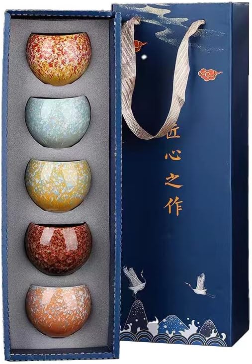 Kiln Change five-element Cup Ceramic Master Cup tea cup cup set of Tea Cup Tianmu Glaze Dragon Egg Cup personal cup Kiln Change five-element Cup Ceramic Master Cup tea cup cup set of Tea Cup Tianmu Glaze Dragon Egg Cup personal cup