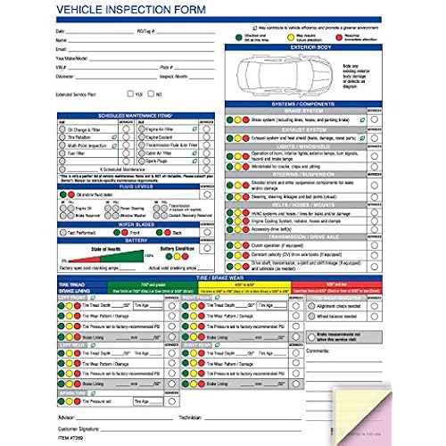 Multi-Point Inspection Forms - Generic Vehicle Inspection