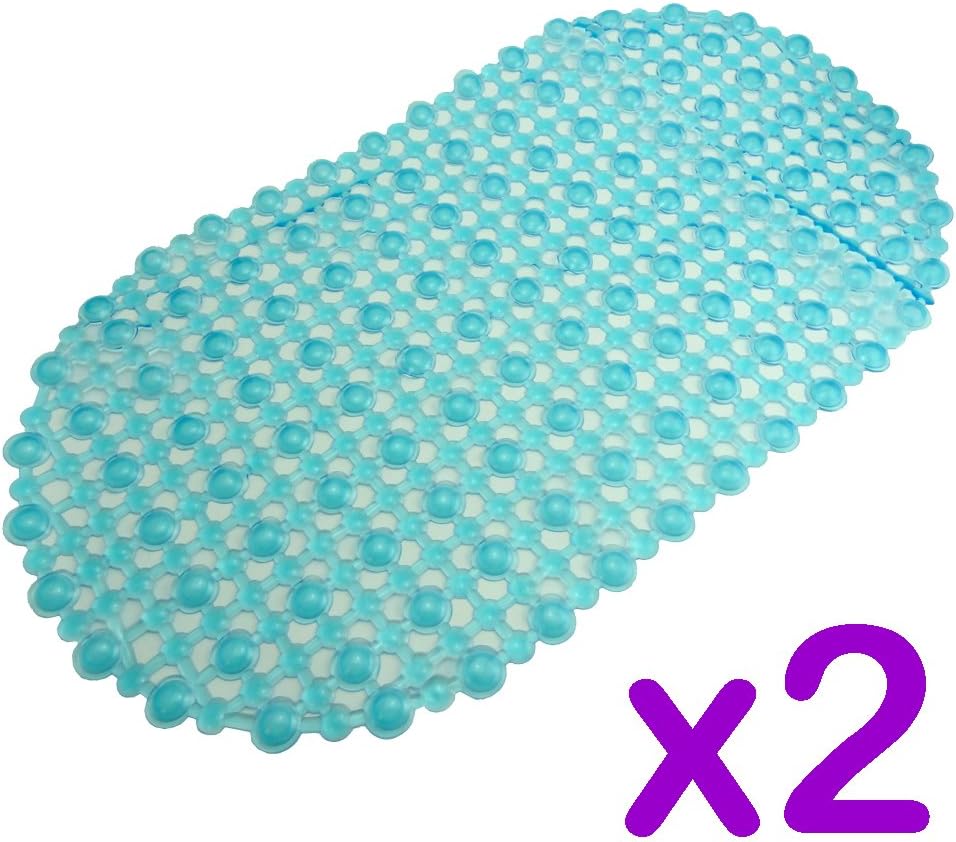 Bubble Bath Mat With Suction Cups 4 Colors (Blue, 2 Bath