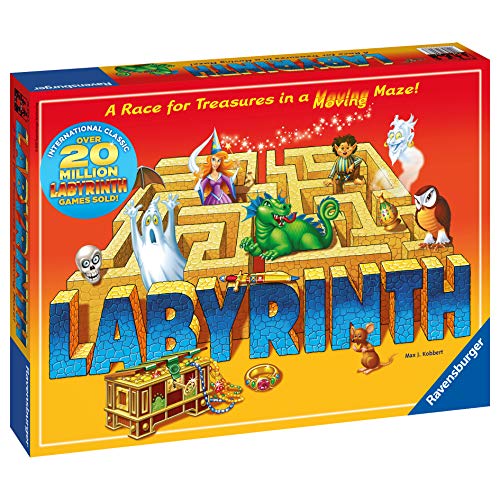 Ravensburger Labyrinth - Moving Maze Family Board Game for Kids and Adults Age 7 and Up - Christmas Gifts